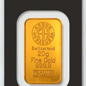 investicijsko zlato 20g zlata palica