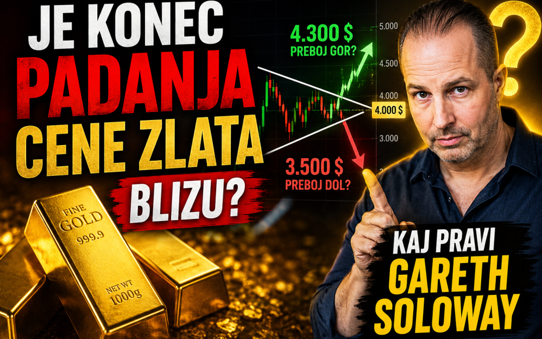 Je konec padanja cene zlata blizu? Napoved priznanega analitika