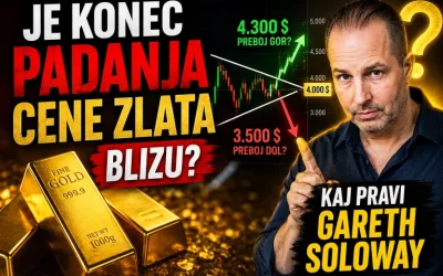 Je konec padanja cene zlata blizu? Napoved priznanega analitika