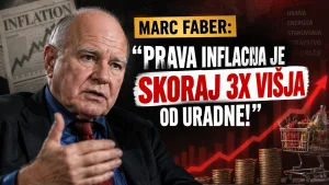 Marc Faber v intervjuju: prava inflacija je skoraj 3-krat višja od uradne